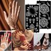 PET, Hollow Out Tattoo Template, Middle East India, Hannah Tattoo Sticker, Body Painting Template, Sticker Spray Painting, Body Painting Board