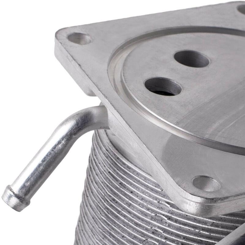 CVT Transmission Oil Cooler Kit For Fix Upgrade With O-Ring 21606-1XF0A For Nissan Sentra Rogue Juke 2011-2014 серебряный