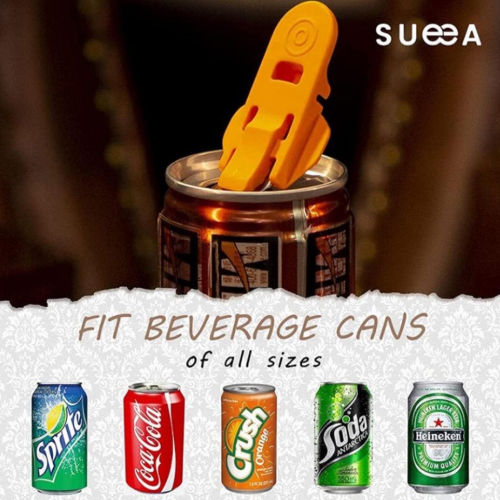 Temu Cross-Border Handheld Easy Can & Bottle Opener – Dustproof & Resealable.