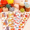 Harvest Ribbon for Gift Wrapping Ribbons for Crafts Wreaths with Yellow Pumpkin Maple Hair Bows Party Home Decors