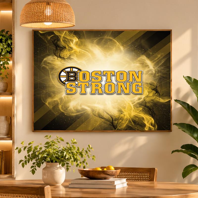 5D Diamond Painting Boston Bruins DIY Full Drill Diamond Art Kit Home Decoration