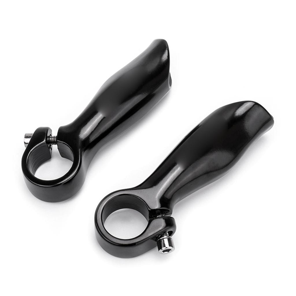 Handlebar Ends, Aluminum Alloy Handlebar Ends for and on Road, Ergonomic Design, sy to Install, Fits 22.2mm Handlebars