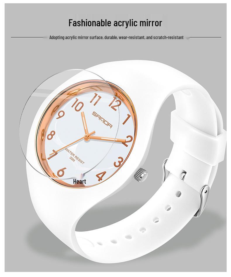 Sanda Trendy Korean Style Digital Sport Watch for Men & Women - Jelly Series
