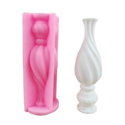 Flexible DIY Resin Moulds Durable Silicone Mold Roman Column Shaped Figurines Mold for Artists Designers DIY Enthusiasts