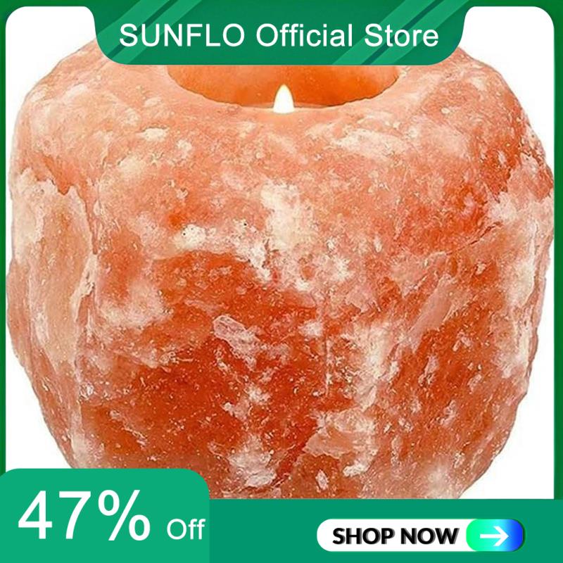 Natural Salt Crystal Stone Candle Holder Stand Crystals Candle Cave Wedding Valentine s Day Gift Easy To Use