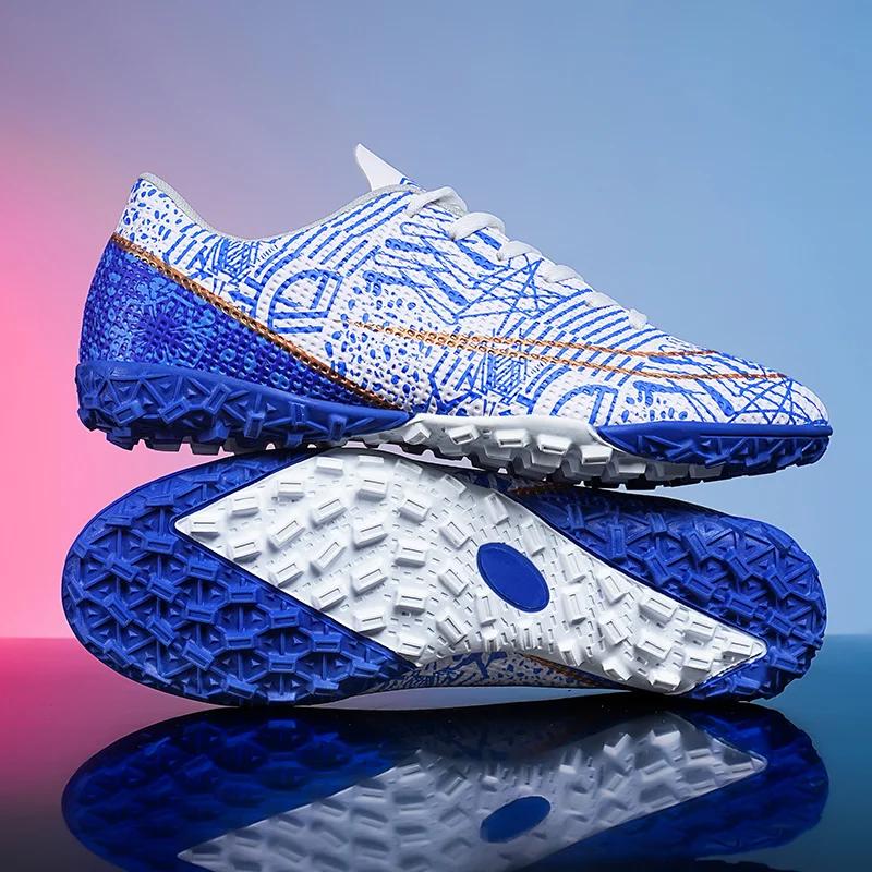 Yeni Erkek Futbol Ayakkabıları Kramponlu Uzun Çivili Antrenman Nefes Alabilen Spor Ayakkabıları Salon Futbol Ayakkabıları Dropshipping Sıcak Satış Ultra Hafif
