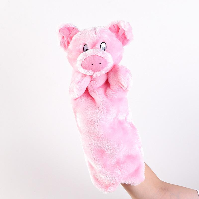 Fox Wolf Rabbit Plush Animal Hand Puppet Toy For Kids With Interactive Features