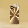 Aurora Colorful Desert Gold Glass Phone Case Suitable for iPhone 17 16 15 14 13 12 11 Pro/Max/Plus Anti Shock Back Cover