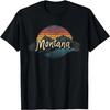 Montana -Cool Funny Graphic Vintage Men Women Kids Mountains T-Shirt