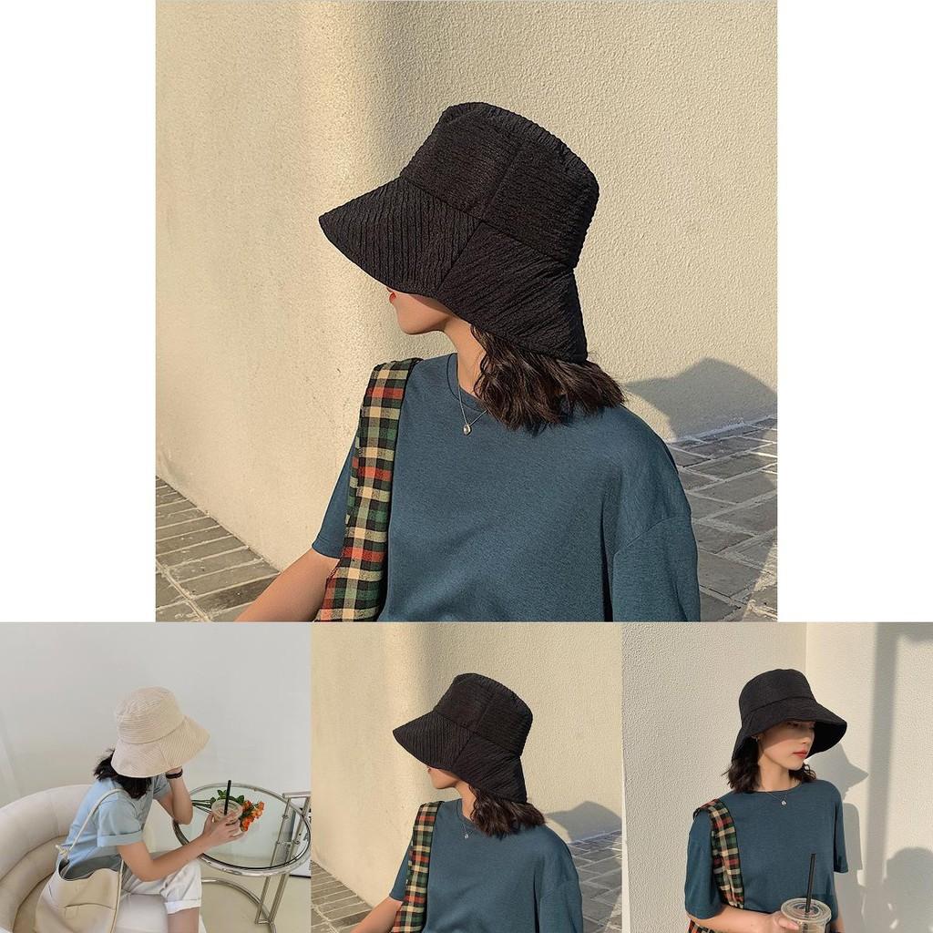 Trendy Beige Fisherman Hat For Women Korean Style Casual Sun Hat Breathable For All Seasons