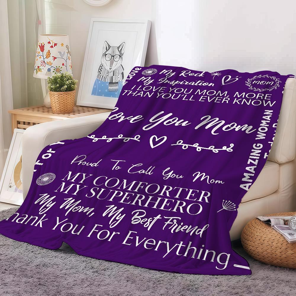 Mother Day Gift Blanket Warm And Soft Suitable For Bedroom Living Room Sofa Bed Office Travel Camping