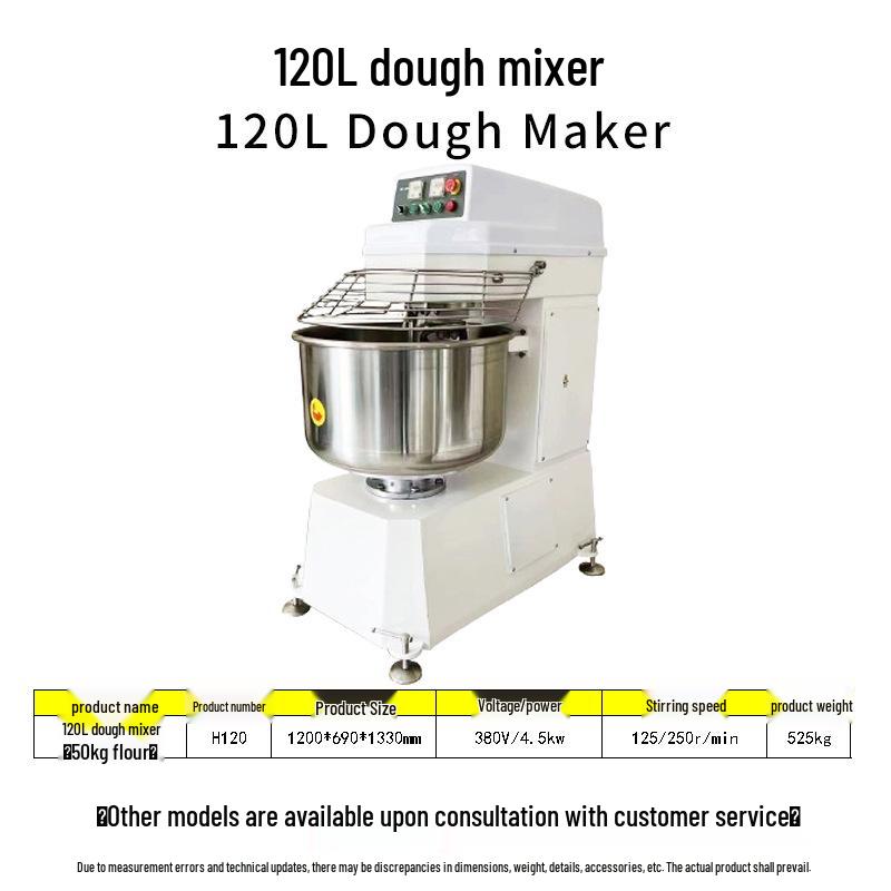 Commercial Double Action Vertical Dough Mixer: Fully Automatic, 10kg/20kg/25kg Capacity, Double Speed Kneading/Beating Machine.