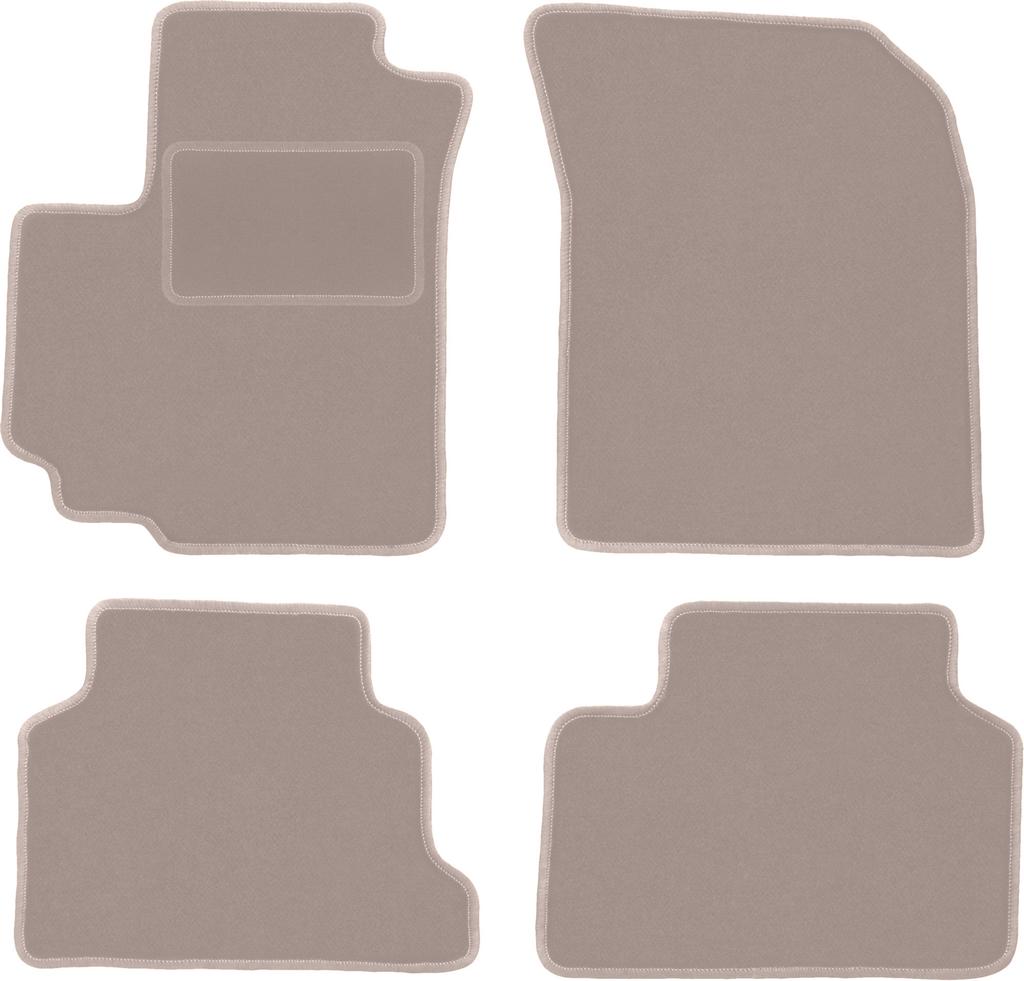 Tappetini in velluto beige per: Suzuki Swift V 5D hatchback (2010-2016)