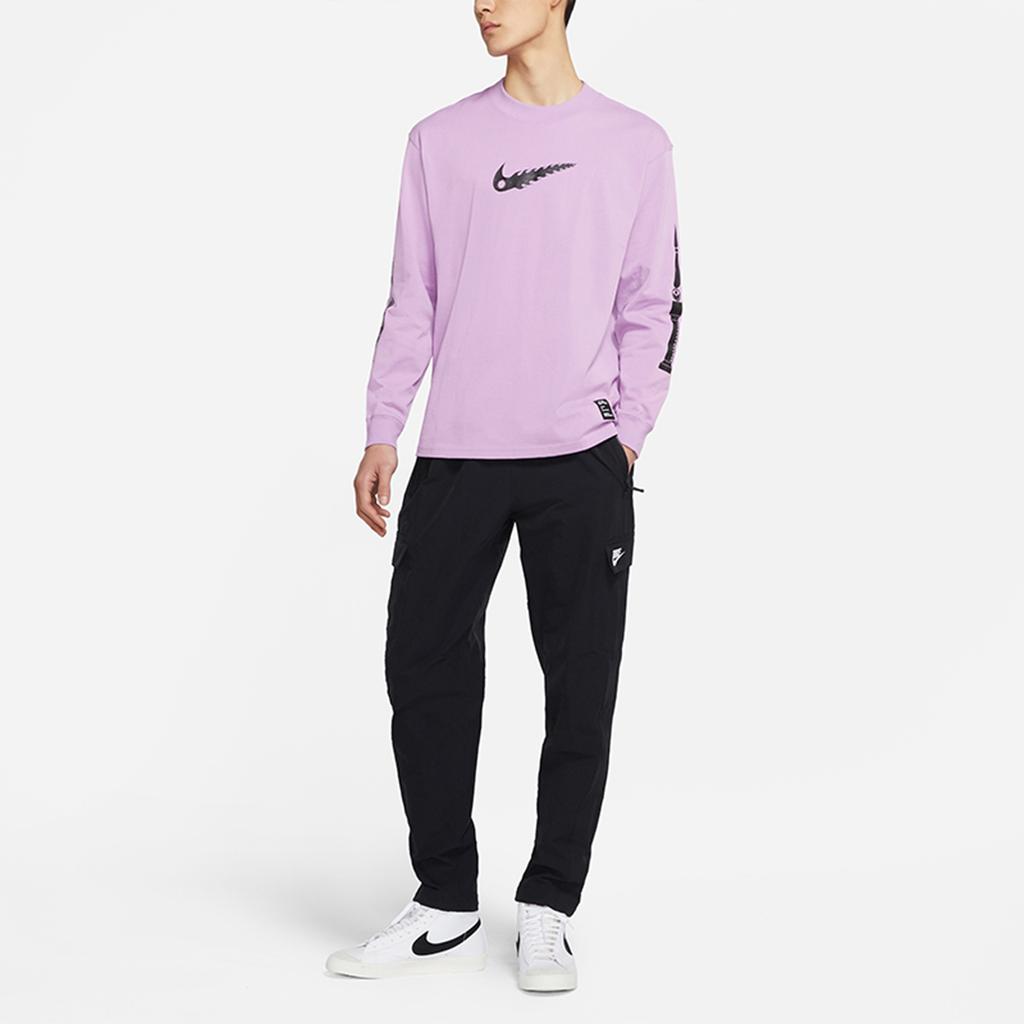 Nike Sportswear Knit Pants Long Casual Men Bottoms Black DJ8037-010