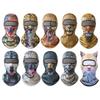 Tour de cou Tube Polyester Masque facial Bandana Couvre-chef Bandeau Cyclisme Moto Masque facial Cagoule Vêtement de tête de vélo Headwrap