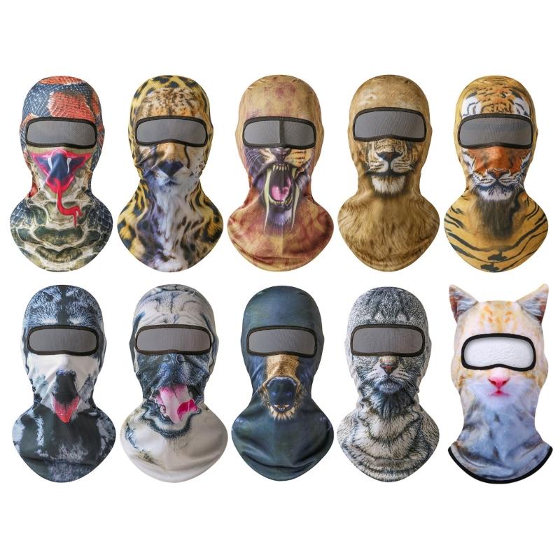 Cycling Balaclava Snoods Bandanas Windproof Neck Gaiter Scarf Headwear Face Cover Polyester Tube Scarf Bandana Face Mask