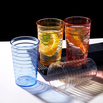 Przezroczysty kubek do wody o wysokiej wartości, plastikowy kubek do piwa Ps do baru, przezroczysty kieliszek do wina zagranicznego, domowy kubek do płukania ust