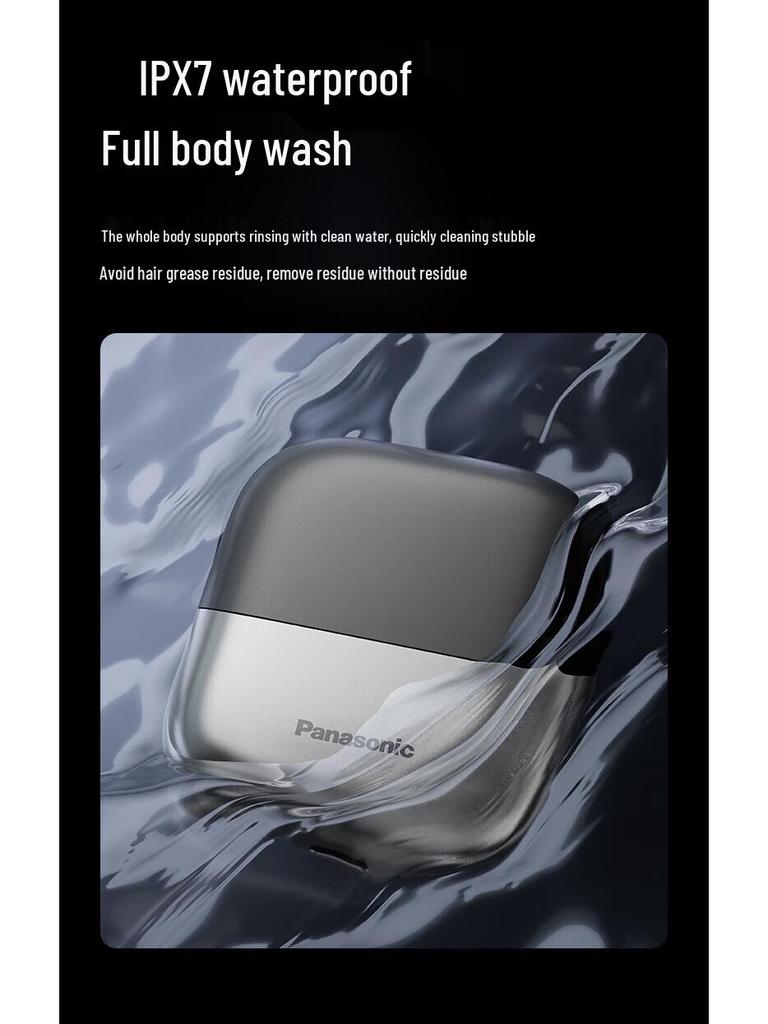Panasonic ES-PCM3A Mini Electric Shaver: Portable Reciprocating Razor for Men, Ideal Birthday Gift