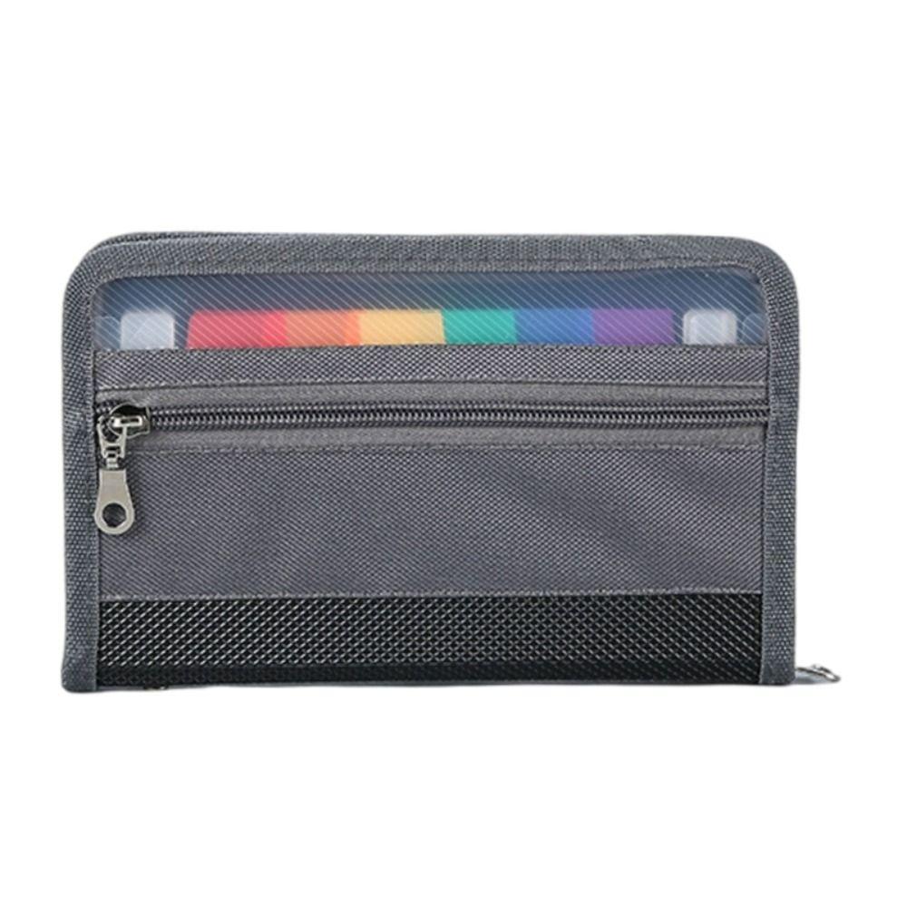 

Wear Resistant File Folder Waterproof Document Bag Expanding Folder School a6 colorful inner pocket