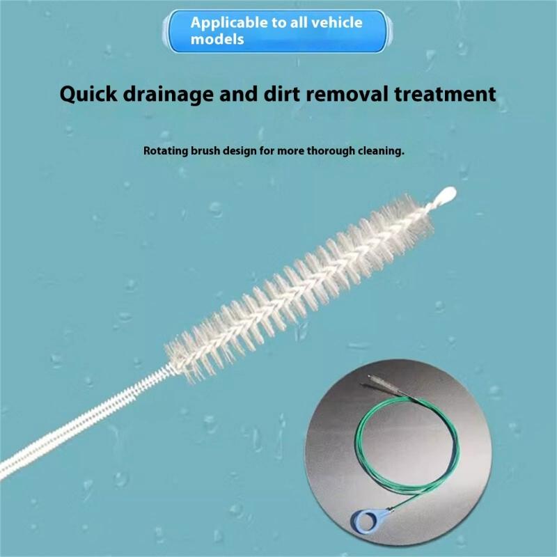 Heavy Duty Drain Clog Remover Brush With Metal Core For Kitchen Bathroom Plumbing