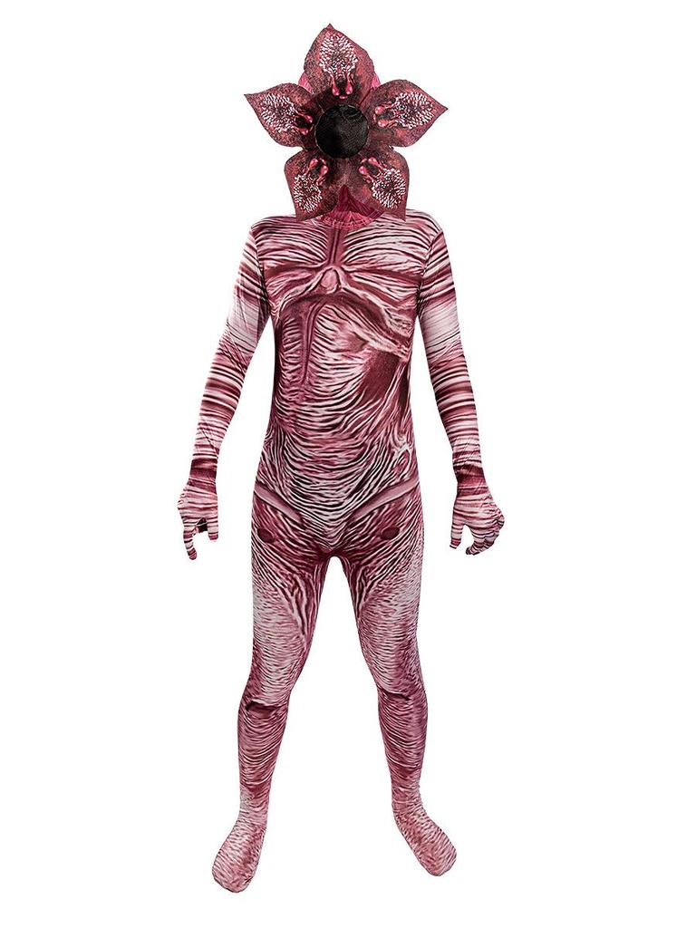 Stranger Things 5 Vleesetende Plant Horror Jumpsuit voor Halloween Cosplay