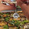 2D Greenery Stone Wall Backdrop for Outdoor Patio and Balcony Decor