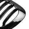 Front Fence Grill Grille Gloss Black For BMW E46 2 Doors 1999-2002 3 Series