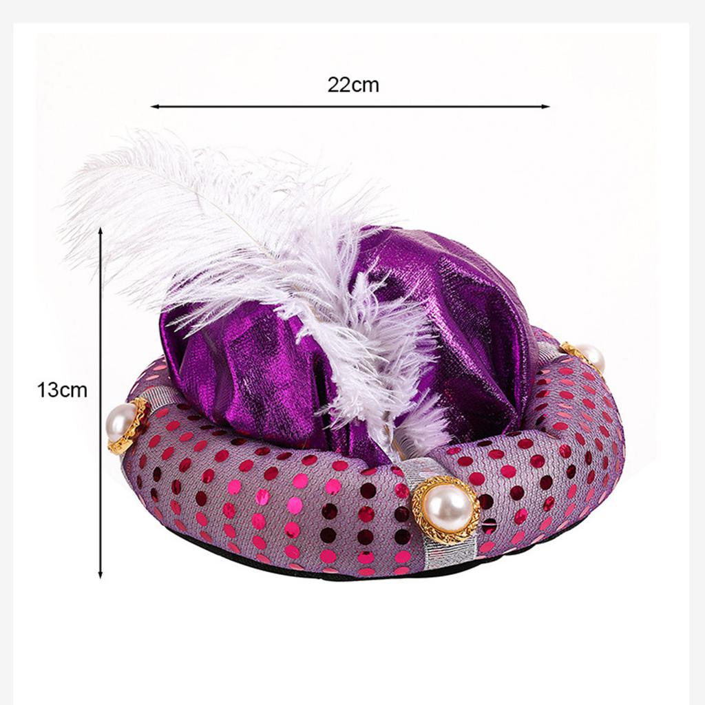 Aladdin Hat, Prince Hat, Indian Hat, Internet Famous Style, Funny Holiday Dance Performance Design