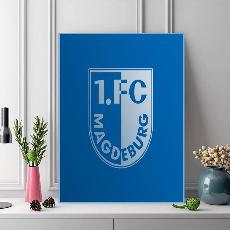 1.FC Magdeburg Pattern 3pcs 100% Round Full Drill 5D DIY Diamond Painting Embroidery Cross Stitch Rhinestone Décor
