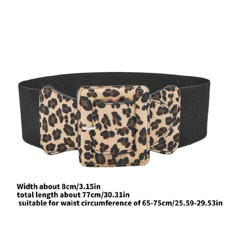 Adjustable Wide Waist Belt Unique Wild Look for Female Outfits Trendy Clothing Accessories Elastic Waistband