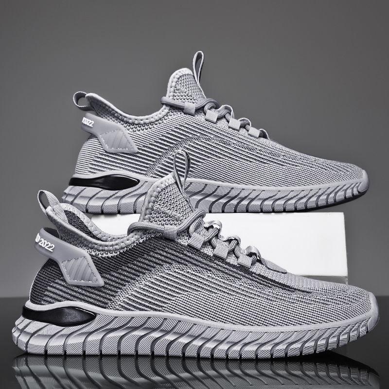 Vårpunkt Herr Flygvävda Andningsbara Fritidsskor Herr Allmatch Löparskor Studentskor