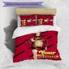 3pcs Shinsuke Kita Cover Set - Personalized Name, HD Printed Bedding with 1 Cover and 2 Pillowcases - Perfect for Home Decor, Easy Care