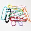 10pcs Crafts Safety Pins Brooch Metal Sewing Pins 61x17mm Clothes Pins with 3 Loops for Tags DIY Jewelry Making Accessories