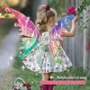 Ali di Farfalla Elettriche Luminose Decorazione Fiore Piuma Angelo Elfo Fatato - Regalo di Compleanno Perfetto per Ragazze