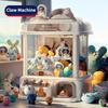 Children Mini Claw Crane Machine Toys Automatic Coin Operated Play Game Doll Machines With Music Kids Christmas Birthday Gifts