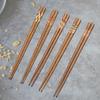 Ru Han Cartoon Wooden Chopsticks Set