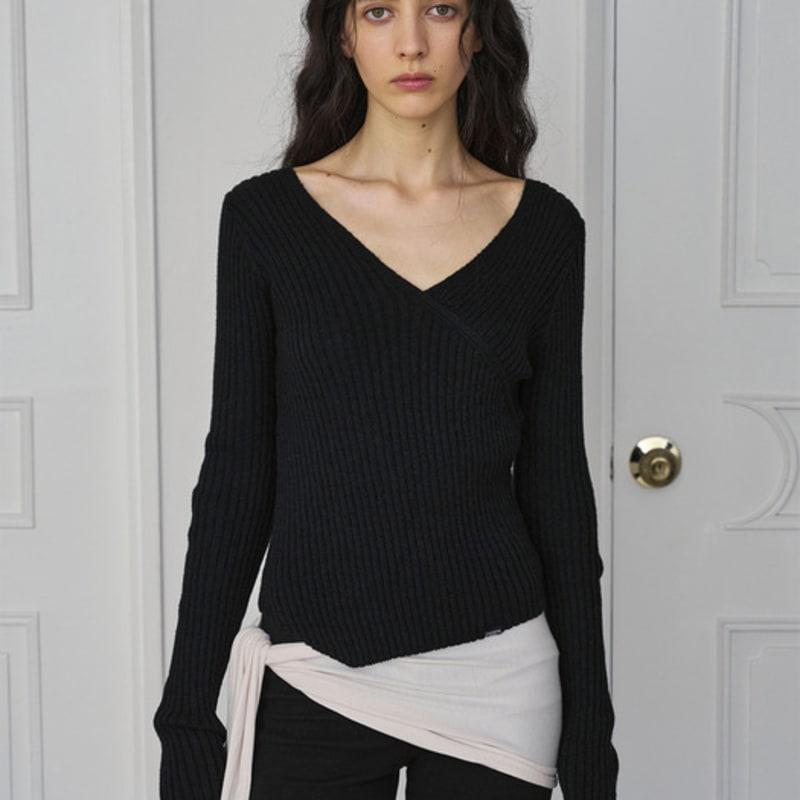 Symmetric Percent Jersey Muffler / Cream