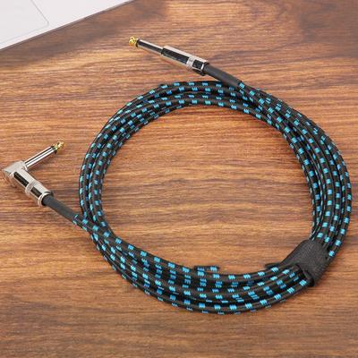 6.5mm Audio Guitar Effect Pedal Cable Metal Head Guitar Amplifier Patch Cord  Music Lovers