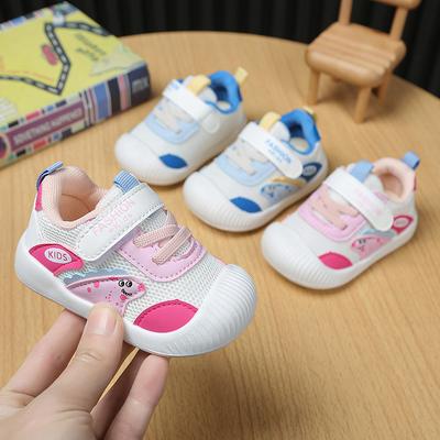 Toddler Kids Casual Shoes Toes Capped Non-slip Cute Dinosaurs Baby Walking Shoes Soft 2025 New Fashion Boys Girls Running Shoes