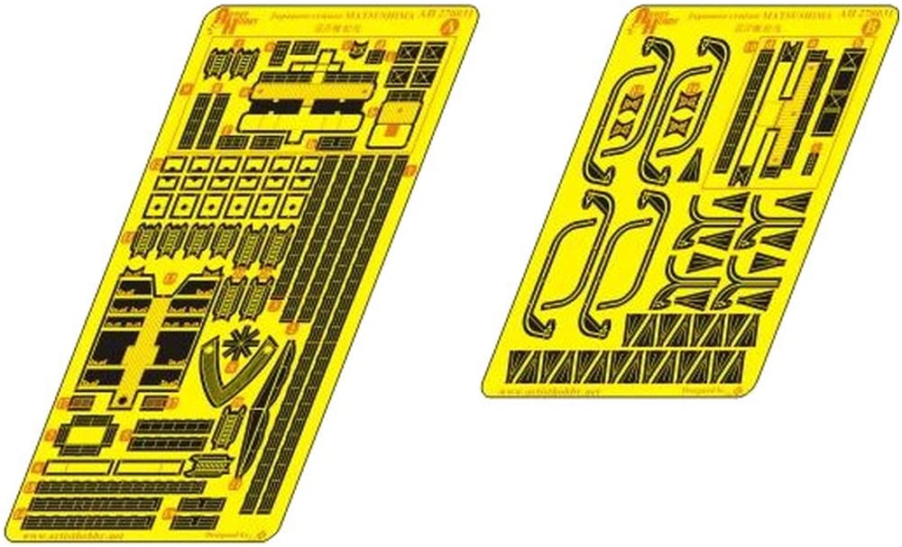 Artist Hobby 1/700 Scale Japanese Navy Protected Cruiser Matsushima Etching Parts Basic Set (for SEALS Models SM022) Plastic Model Parts AHLAH270031