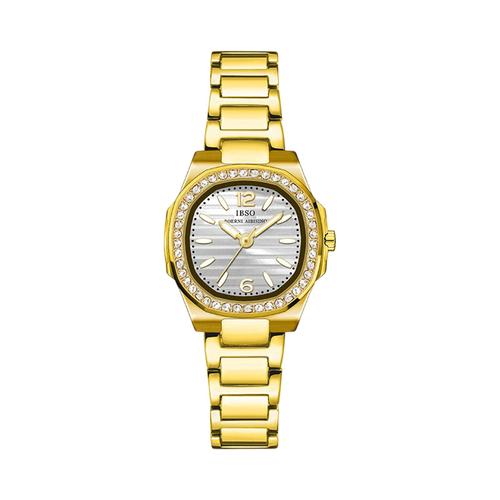 

Женские модные кожаные часы One Size золотой