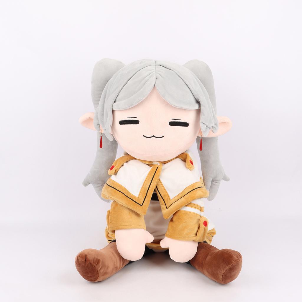 Frieren Beyond Journey's End Cartoon Plush Toy Extra Large Soft Anime Stuffed Doll for Fans Collectible Birthday Gift Home Decor