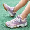High Quality Pink Tennis Shoes For Girls Professional Badminton Shoes Kids Trainers Knob Breathable Mesh Children's Sports Shoes