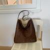 Retro Texture Matte Bag, New Shoulder Messenger Bag, Underarm Tote Bag, Large-capacity Women's Bag.