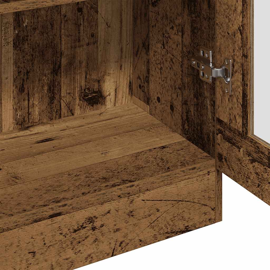 Vidaxl Szafka, Stare Drewno, 82,5X30,5X150 Cm, Materiał Drewnopochodny