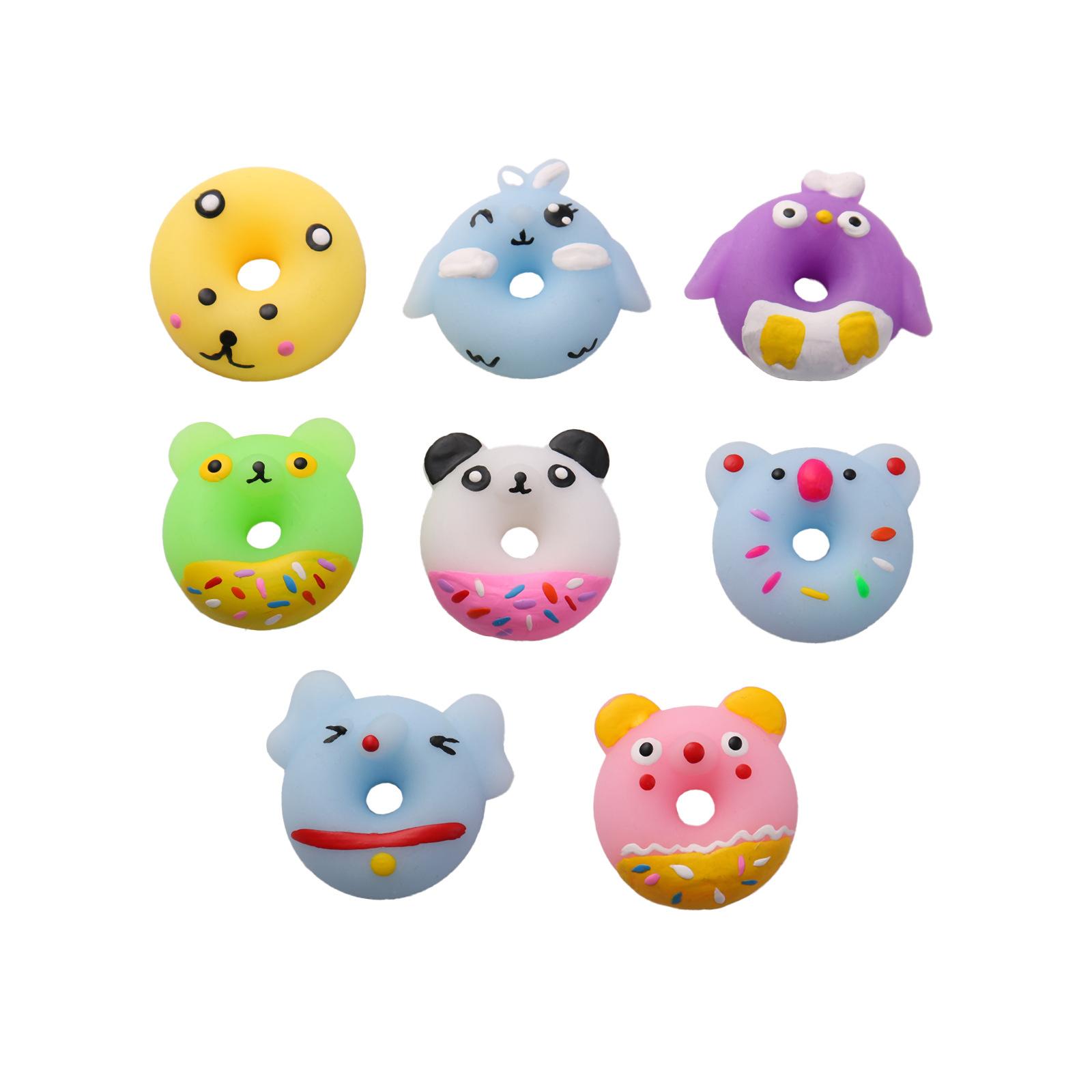 Cute Donut Dumplings Vent Decompression Toy Creative Soft Cute Cartoon Pinch Music