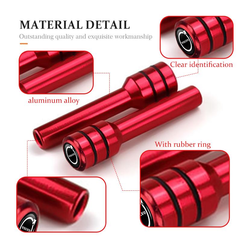 Sgjkp3 Car Door Lock Pin Lift Buttom Locking Pins Universal Security For Volvo AWD XC60 S40 XC40 XC90 C30 C70 S60 S80 S90 T6 V40 V50
