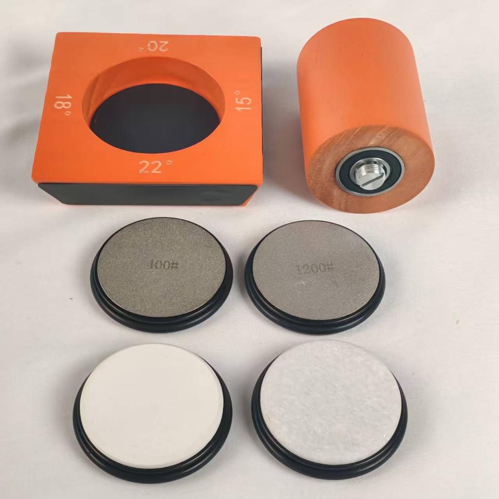 Four-Angle Roller Knife Sharpener, Multifunctional Rolling Sharpening Stone Set