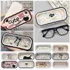Cute Cat Sunglasses Storage Box Kawaii Puppy Transparent Glasses Case Glasses Protective Case Gifts for Girls