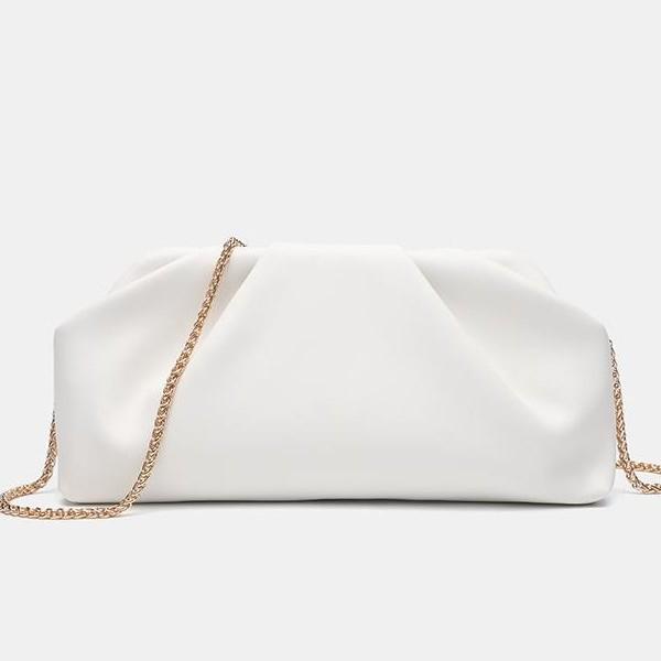 Borsa a Tracolla Catena Oro - Accessorio da Sera Versatile di Lusso da Donna